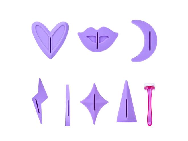 Kit de modelado de afeitado íntimo para Bikini