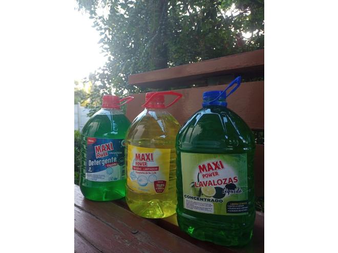 Pack detergente liquido, lavalozas y cloro concentrado